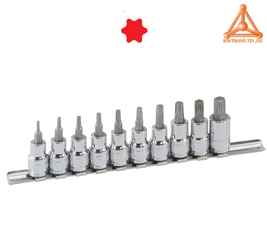 BS-310T bộ tuýp ra đầu vít hoa thị 10 chiếc hãng Genius