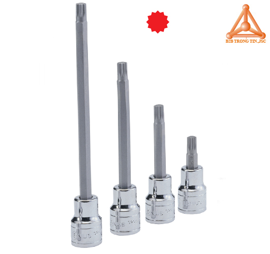 Đầu tuýp 3/8 ra đầu vít hoa thị 12 đỉnh hãng Genius