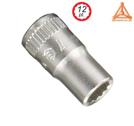 Đầu khẩu, tuýp 1/4 hệ mét lỗ 12 cạnh hãng Genius