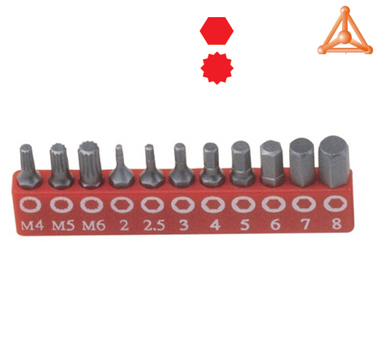 Bộ tuốc nơ vít đa năng đầu lục giác hãng Genius