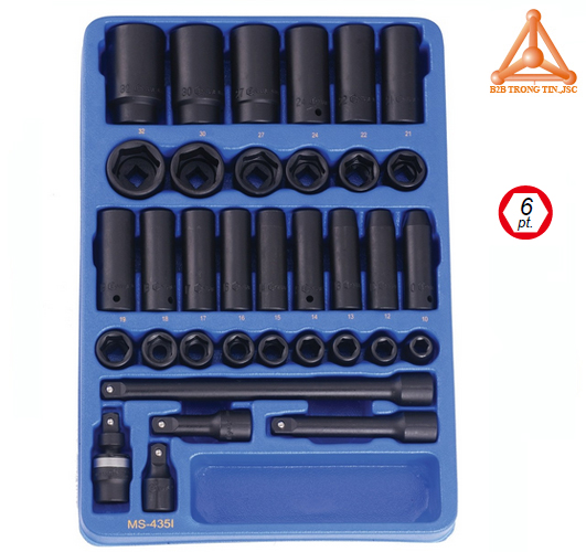MS-435I khay đựng dụng cụ đầu khẩu hệ mét hãng Genius