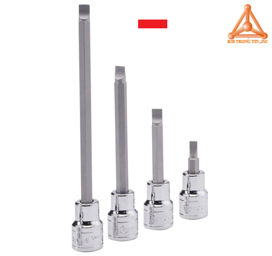Đầu tuýp 1/2 ra đầu vít hai cạnh hãng Genius