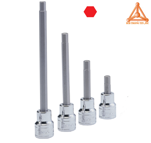 Đầu khẩu, tuýp đầu vít lục hệ inch hãng Genius