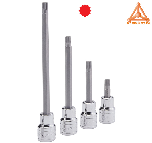 Đầu khẩu, tuýp 1/2 ra đầu vít hoa thị 12 đỉnh hãng Genius