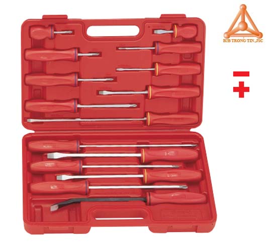 Bộ tuốc nơ vít đầu 2 và 4 canh hãnh Genius