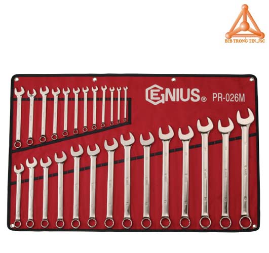 Bộ cờ lê đầu mở đầu tròng 26 chiêc hãng Genius