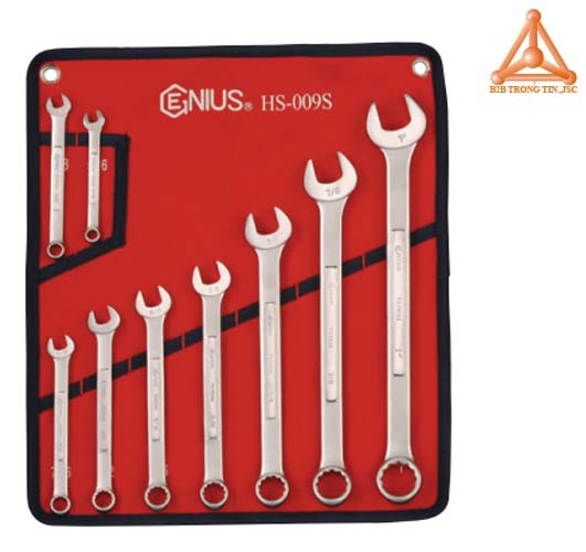 Bộ cờ lê đầu mở đầu mở đầu tròng hãng Genius 