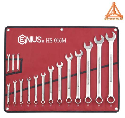 Bộ cờ lê đầu mở đầu tròng hãng Genius