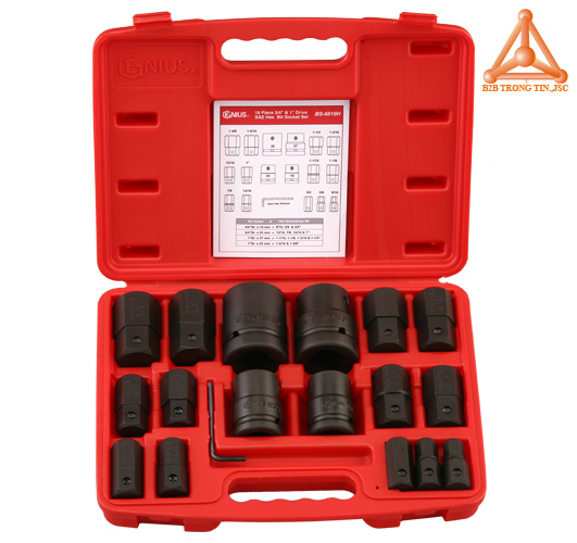 Bộ đầu khẩu đầu vít lục giác Genius