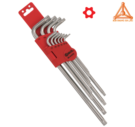 SK-010TS bộ lục lăng, lục giác hoa thị 10 chiếc hãng Genius